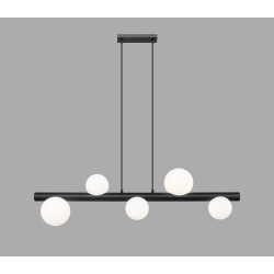 NOWOŚĆ P0574-05N-P7AA FORES LAMPA WISZĄCA CZARNY MAT/MATT BLACK ZUMA LINE