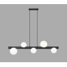 NOWOŚĆ P0574-05N-P7AA FORES LAMPA WISZĄCA CZARNY MAT/MATT BLACK ZUMA LINE
