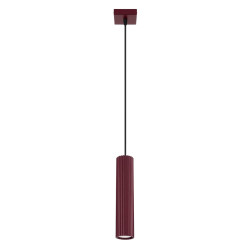 NOWOŚĆ Lampa wisząca KARBON 1 burgundSL.1918 Sollux