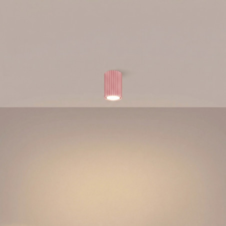 NOWOŚĆ Plafon KARBON 10 różowySL.1930 Sollux