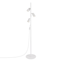 NOWOŚĆ Lampa podłogowa KARBON 3 białaSL.2014 Sollux