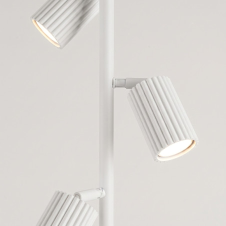 NOWOŚĆ Lampa podłogowa KARBON 3 białaSL.2014 Sollux