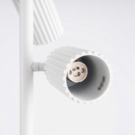 NOWOŚĆ Lampa podłogowa KARBON 3 białaSL.2014 Sollux