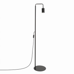 NOWOŚĆ Lampa podłogowa KARBON 1 czarnaSL.2015 Sollux
