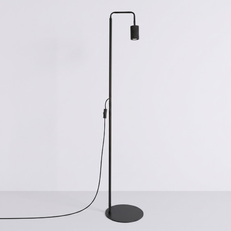 NOWOŚĆ Lampa podłogowa KARBON 1 czarnaSL.2015 Sollux