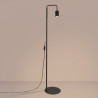 NOWOŚĆ Lampa podłogowa KARBON 1 czarnaSL.2015 Sollux