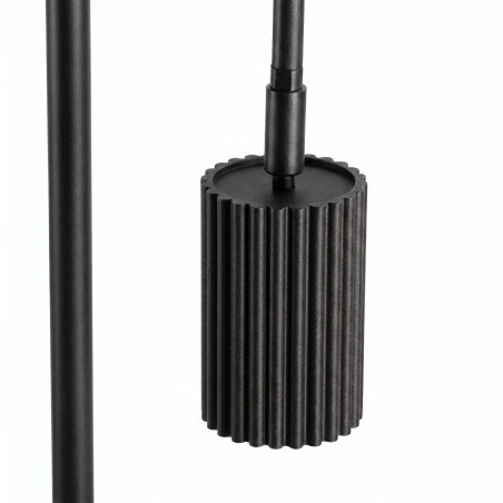 NOWOŚĆ Lampa podłogowa KARBON 1 czarnaSL.2015 Sollux