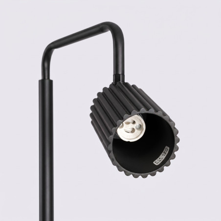 NOWOŚĆ Lampa podłogowa KARBON 1 czarnaSL.2015 Sollux