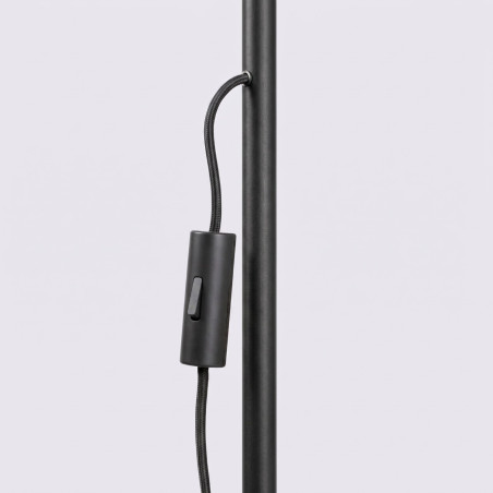 NOWOŚĆ Lampa podłogowa KARBON 1 czarnaSL.2015 Sollux