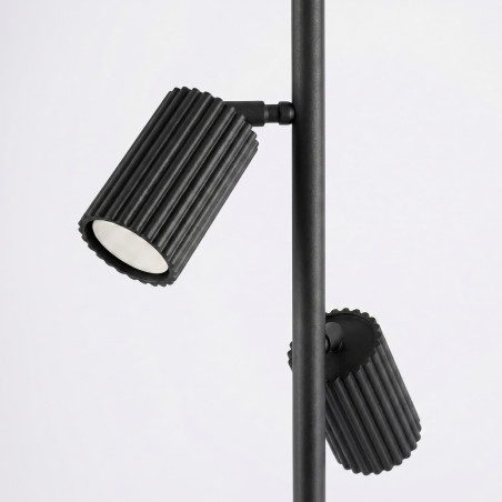 NOWOŚĆ Lampa podłogowa KARBON 3 czarnaSL.2016 Sollux