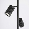 NOWOŚĆ Lampa podłogowa KARBON 3 czarnaSL.2016 Sollux