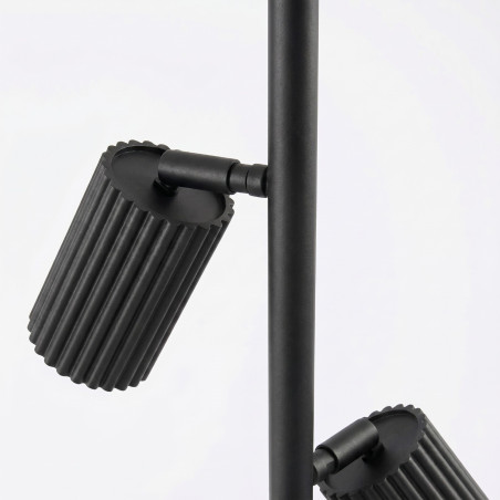 NOWOŚĆ Lampa podłogowa KARBON 3 czarnaSL.2016 Sollux