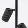 NOWOŚĆ Lampa podłogowa KARBON 3 czarnaSL.2016 Sollux