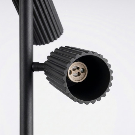 NOWOŚĆ Lampa podłogowa KARBON 3 czarnaSL.2016 Sollux