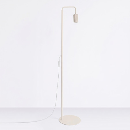 NOWOŚĆ Lampa podłogowa KARBON 1 beżowaSL.2017 Sollux