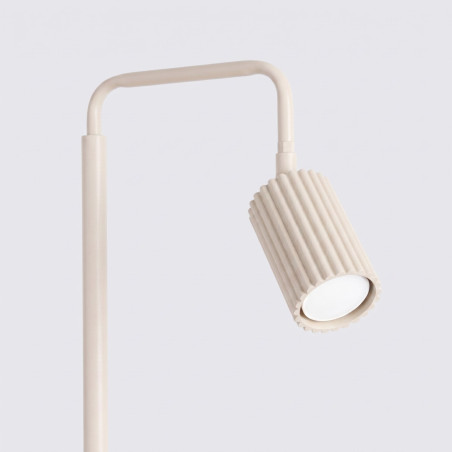 NOWOŚĆ Lampa podłogowa KARBON 1 beżowaSL.2017 Sollux