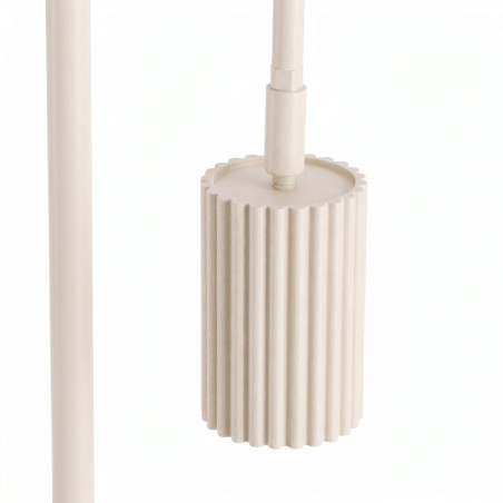 NOWOŚĆ Lampa podłogowa KARBON 1 beżowaSL.2017 Sollux