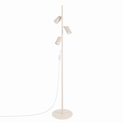 NOWOŚĆ Lampa podłogowa KARBON 3 beżowaSL.2018 Sollux