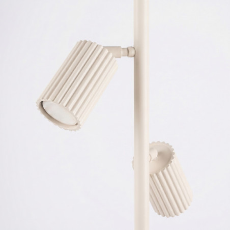 NOWOŚĆ Lampa podłogowa KARBON 3 beżowaSL.2018 Sollux