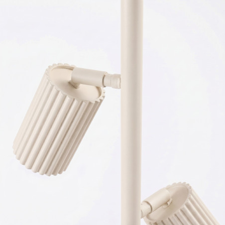 NOWOŚĆ Lampa podłogowa KARBON 3 beżowaSL.2018 Sollux