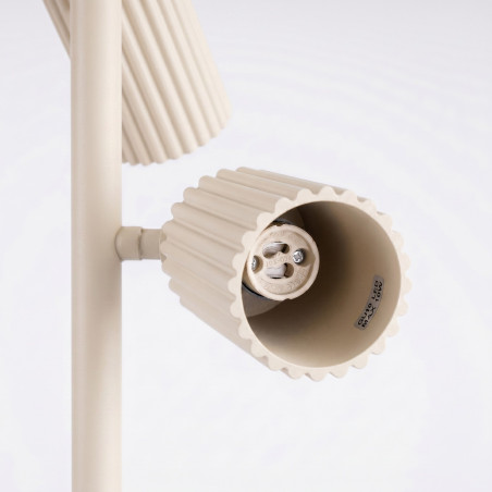 NOWOŚĆ Lampa podłogowa KARBON 3 beżowaSL.2018 Sollux