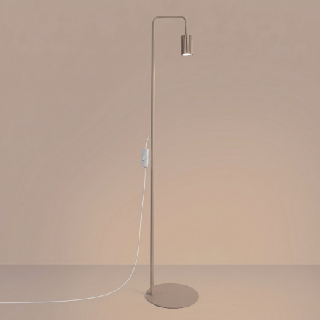 NOWOŚĆ Lampa podłogowa KARBON 1 taupeSL.2019 Sollux