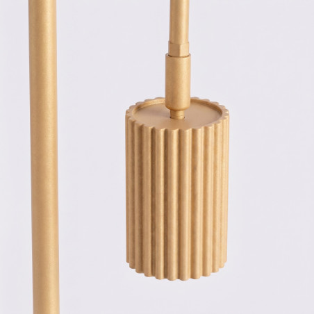 NOWOŚĆ Lampa podłogowa KARBON 1 złotaSL.2021 Sollux