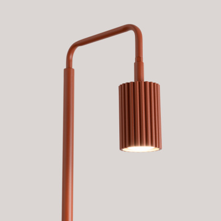 NOWOŚĆ Lampa podłogowa KARBON 1 ochra czerwonaSL.2023 Sollux