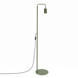 NOWOŚĆ Lampa podłogowa KARBON 1 zielona oliwkaSL.2025 Sollux