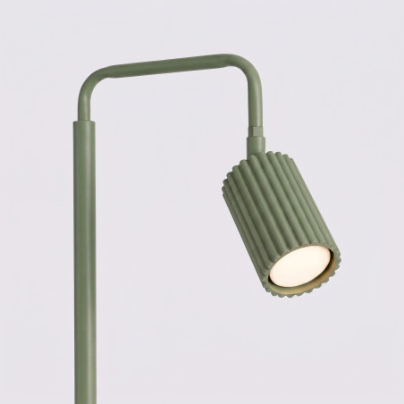 NOWOŚĆ Lampa podłogowa KARBON 1 zielona oliwkaSL.2025 Sollux