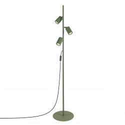 NOWOŚĆ Lampa podłogowa KARBON 3 zielona oliwkaSL.2026 Sollux