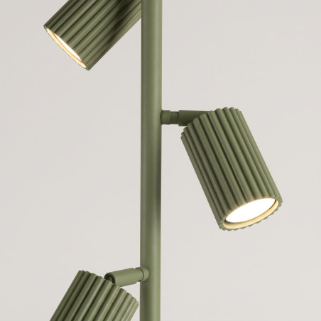 NOWOŚĆ Lampa podłogowa KARBON 3 zielona oliwkaSL.2026 Sollux