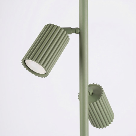 NOWOŚĆ Lampa podłogowa KARBON 3 zielona oliwkaSL.2026 Sollux
