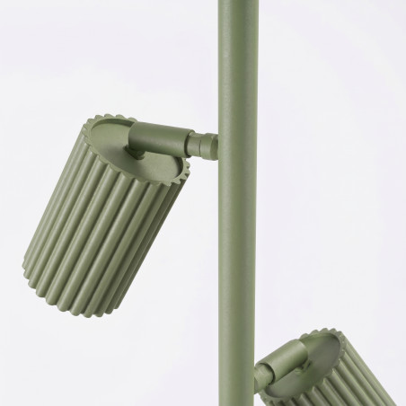 NOWOŚĆ Lampa podłogowa KARBON 3 zielona oliwkaSL.2026 Sollux