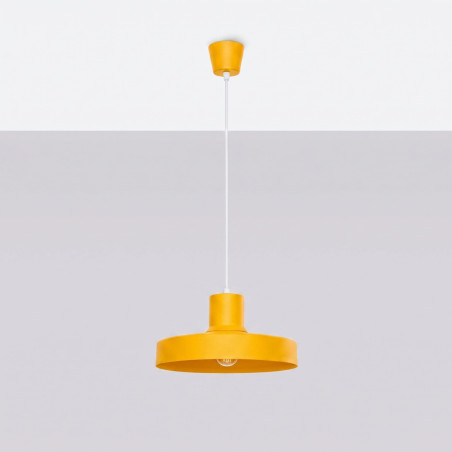 NOWOŚĆ Lampa wisząca BILO żółtaSL.2056 Sollux