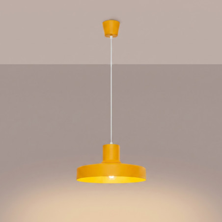 NOWOŚĆ Lampa wisząca BILO żółtaSL.2056 Sollux
