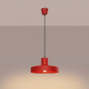 NOWOŚĆ Lampa wisząca BILO czerwonaSL.2057 Sollux