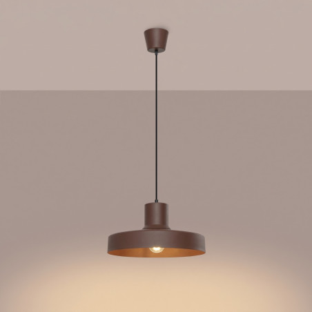 NOWOŚĆ Lampa wisząca BILO brązowaSL.2058 Sollux