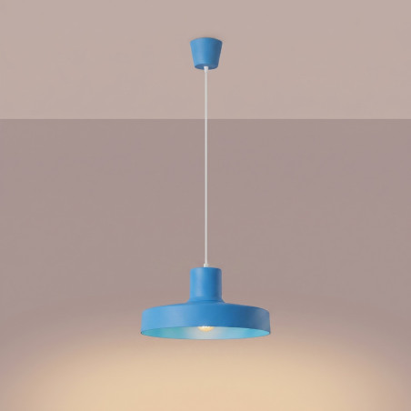 NOWOŚĆ Lampa wisząca BILO błękitnaSL.2059 Sollux