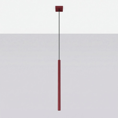 NOWOŚĆ Lampa wisząca PASTELO 1 burgundSL.2121 Sollux