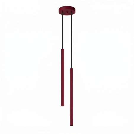 NOWOŚĆ Lampa wisząca PASTELO 2 burgundSL.2122 Sollux
