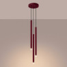 NOWOŚĆ Lampa wisząca PASTELO 3P burgundSL.2123 Sollux