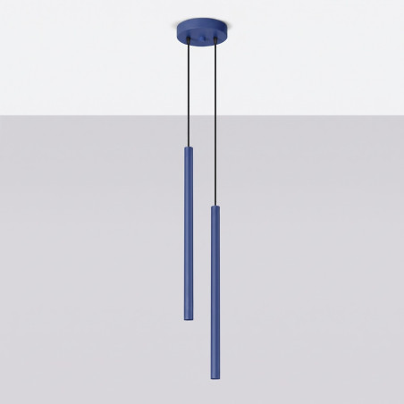 NOWOŚĆ Lampa wisząca PASTELO 2 ultramarynaSL.2126 Sollux