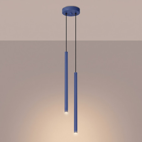 NOWOŚĆ Lampa wisząca PASTELO 2 ultramarynaSL.2126 Sollux