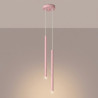 NOWOŚĆ Lampa wisząca PASTELO 2 różowaSL.2130 Sollux