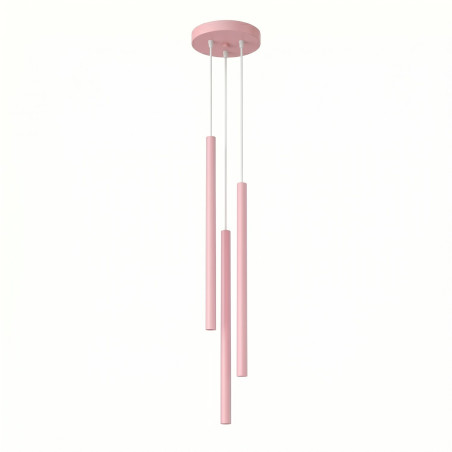 NOWOŚĆ Lampa wisząca PASTELO 3P różowaSL.2131 Sollux