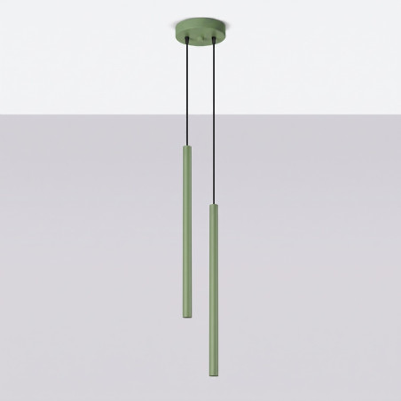 NOWOŚĆ Lampa wisząca PASTELO 2 szałwiowaSL.2134 Sollux