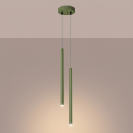 NOWOŚĆ Lampa wisząca PASTELO 2 szałwiowaSL.2134 Sollux