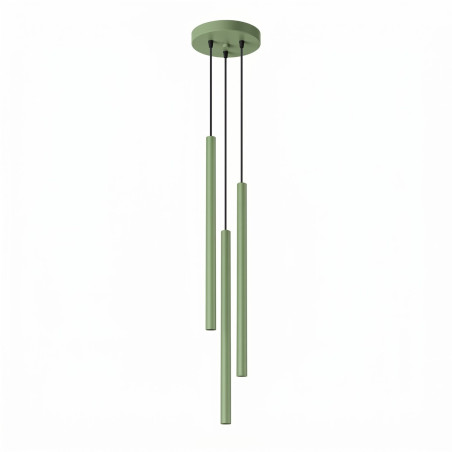 NOWOŚĆ Lampa wisząca PASTELO 3P szałwiowaSL.2135 Sollux