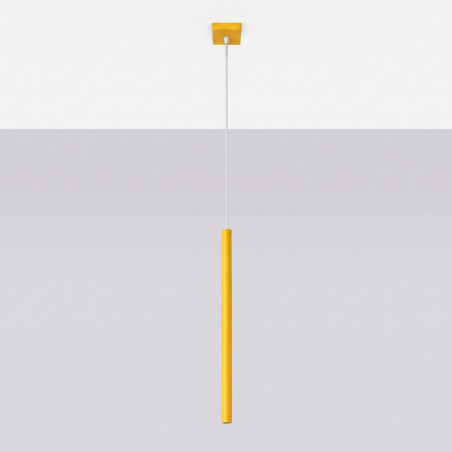 NOWOŚĆ Lampa wisząca PASTELO 1 żółtaSL.2137 Sollux